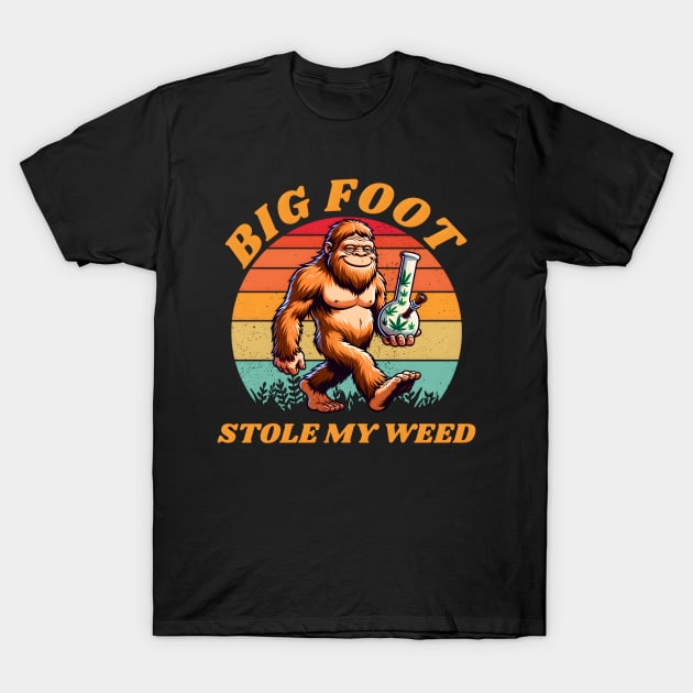 bigfoot stole my weed T-Shirt by FnF.Soldier 